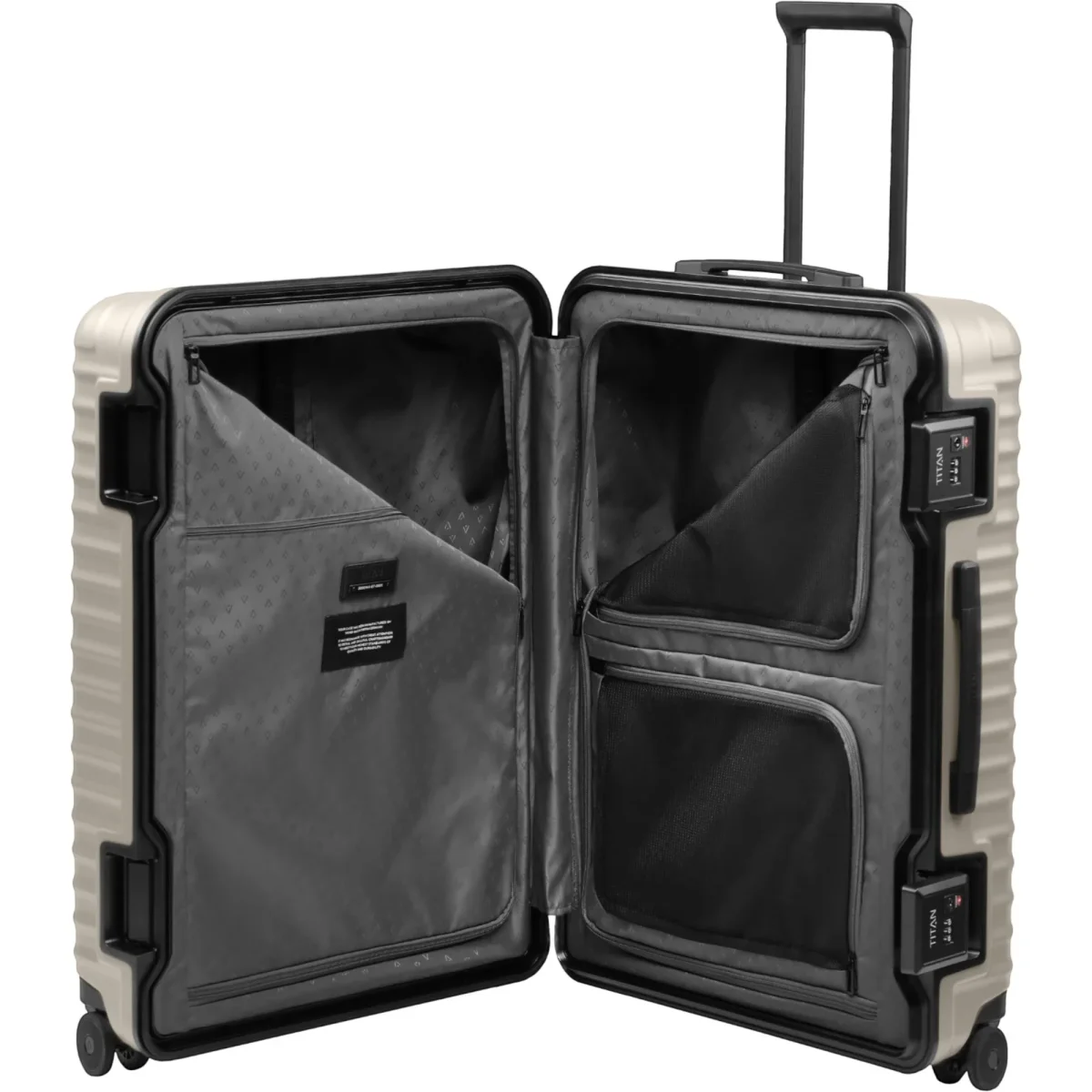 TITAN OVERSEAS 4-Rad-Trolley L 75 cm -Moonstone Grey – Bild 8