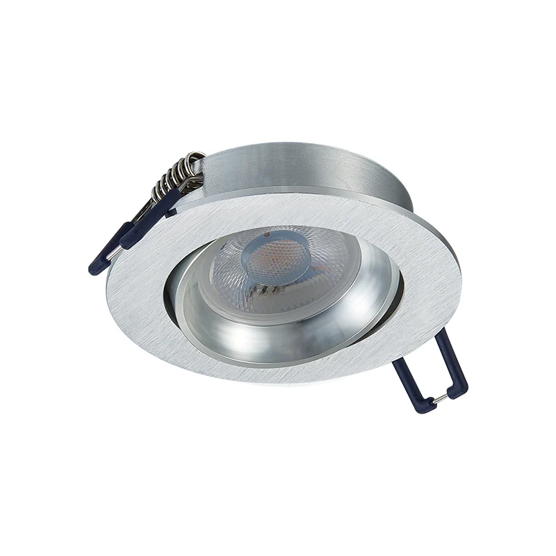 Silberne Spotleuchte Ø73mm | Vertieft | Neigbar | Single | Runden. – Bild 6