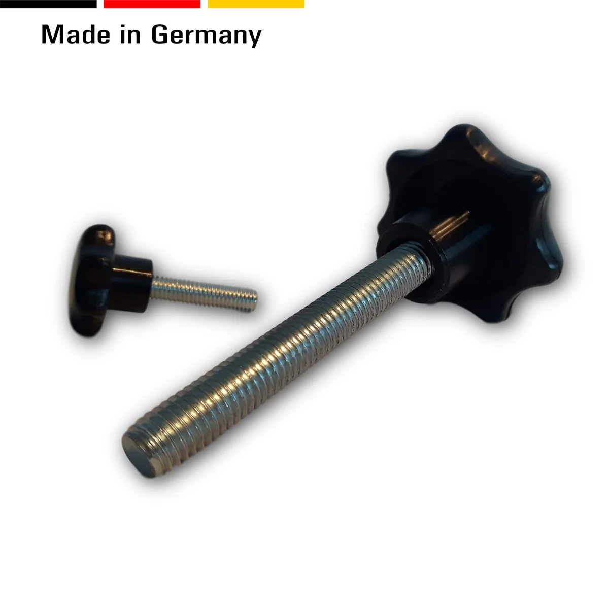 1 Sternschraube aus Kunststoff Durchmesser 50 mm Sterngriffschraube mit Gewindebolzen aus legiertem Stahl – Bild 5