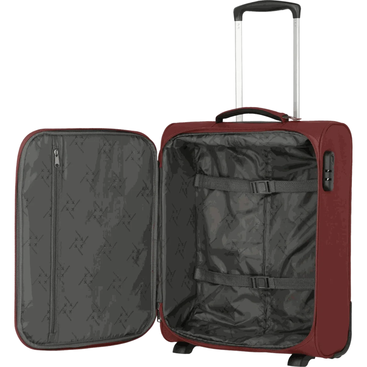 Travelite Cabin 2-Rollen-Bordtrolley 52 cm -Bordeaux – Bild 6