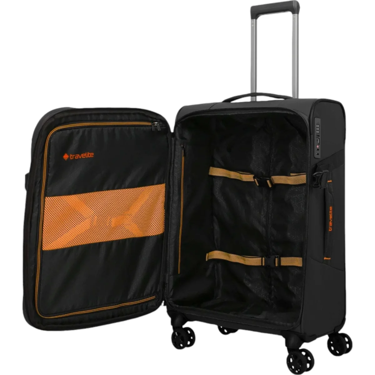 Travelite Briize 4-Rollen-Trolley M 67 cm -Schwarz – Bild 9