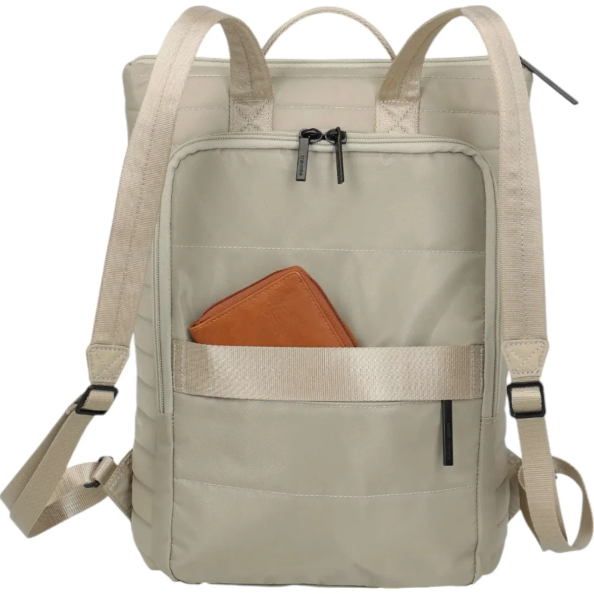 Travelite Barbara Stepp Rucksack 39 cm -satin nude – Bild 5