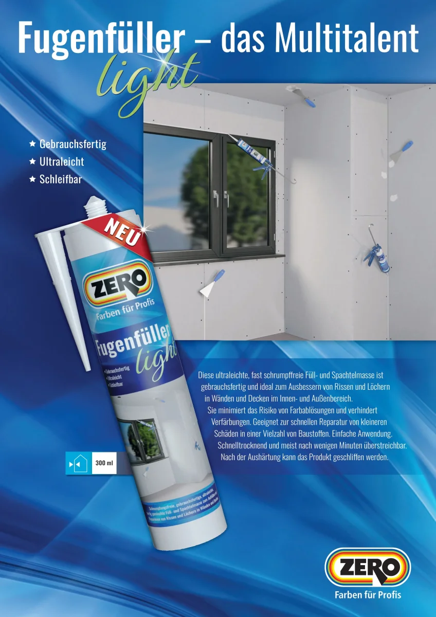Fugenfüller light 300 ml Zero – Bild 3