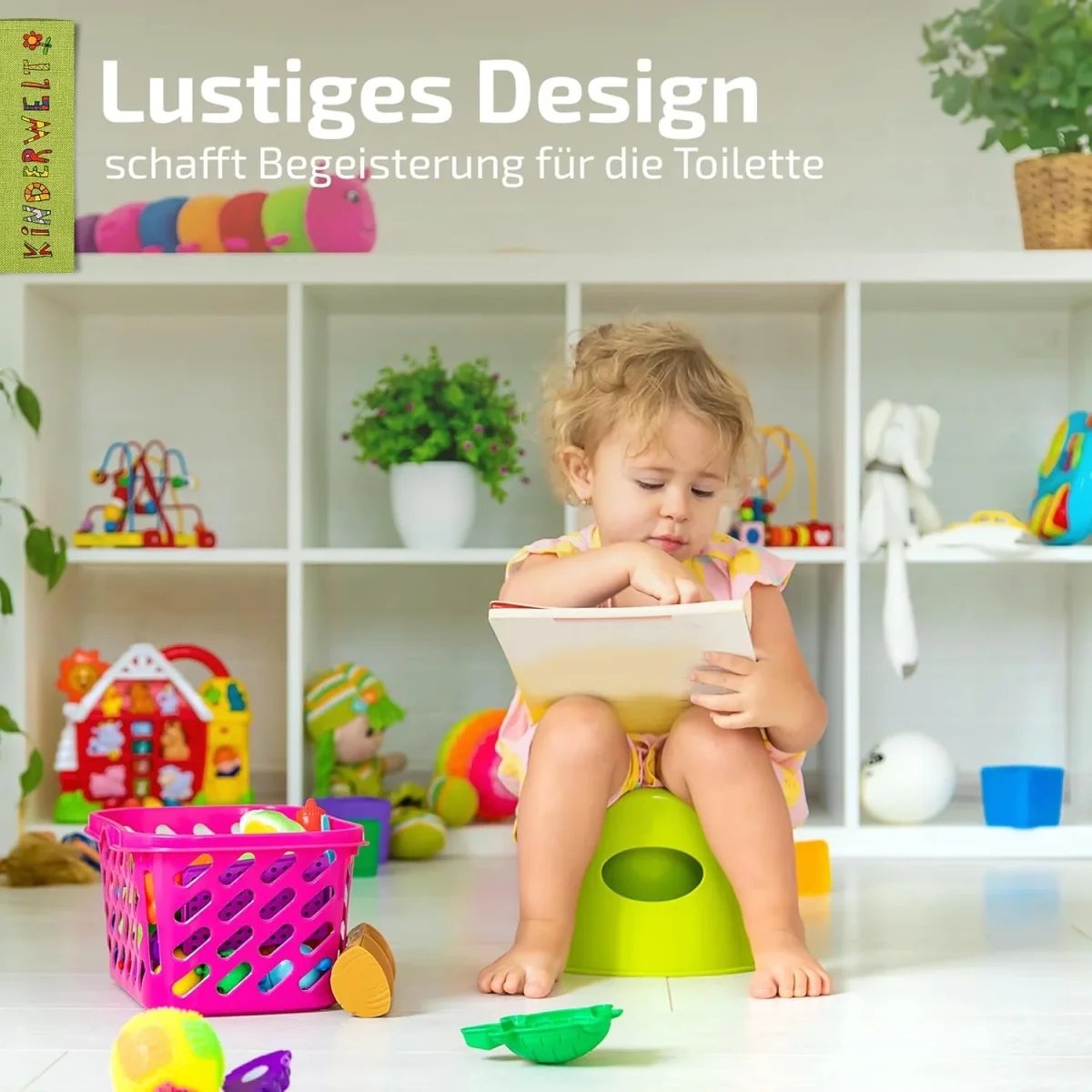 Premium Toilettensitz für Kinder und Babys Prinzessin – Bild 3